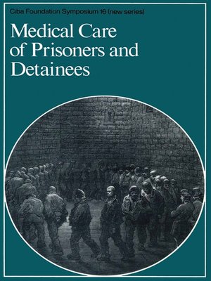cover image of Medical Care of Prisoners and Detainees